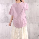 半袖サイドスリットカットソー ラウンドスリット Tシャツ | SLENDER | 詳細画像10
