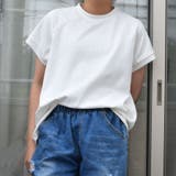 ホワイト | ストレッチコットンハイネックTシャツ モックネックｔシャツ シンプルカットソー | SLENDER