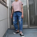 ストレッチコットンハイネックTシャツ モックネックｔシャツ シンプルカットソー | SLENDER | 詳細画像17 