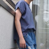 ストレッチコットンハイネックTシャツ モックネックｔシャツ シンプルカットソー | SLENDER | 詳細画像2 