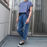 ストレッチコットンハイネックTシャツ モックネックｔシャツ シンプルカットソー | SLENDER | 詳細画像21 