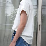ストレッチコットンハイネックTシャツ モックネックｔシャツ シンプルカットソー | SLENDER | 詳細画像9 