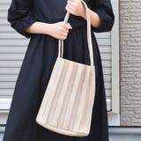 ベージュ | カヌレバッグ プリーツトートバッグ バッグインバッグ付き | SLENDER