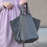 チャコール | 3way レザー ショルダーバッグ | SLENDER