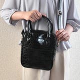 【ペットボトル入る◎調節可能ショルダー紐付き】2WAY クロコ柄ミニボストンバッ… | SLENDER | 詳細画像13 