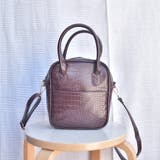 【ペットボトル入る◎調節可能ショルダー紐付き】2WAY クロコ柄ミニボストンバッ… | SLENDER | 詳細画像27 