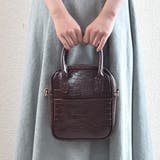 【ペットボトル入る◎調節可能ショルダー紐付き】2WAY クロコ柄ミニボストンバッ… | SLENDER | 詳細画像29 