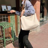 キャンバスショルダーバッグ マザーズバッグ シンプル | SLENDER | 詳細画像10