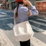 キャンバスショルダーバッグ マザーズバッグ シンプル | SLENDER | 詳細画像6