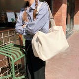 キャンバスショルダーバッグ マザーズバッグ シンプル | SLENDER | 詳細画像7