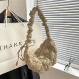 ベージュ | ポップコーン雲ショルダーバッグ もこもこ ふわふわ | SLENDER