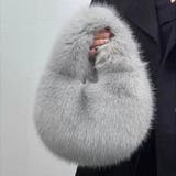 アニマルファー ハンドバッグ ふわふわ | SLENDER | 詳細画像5 