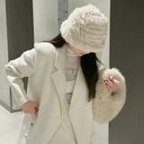 アニマルファー ハンドバッグ ふわふわ | SLENDER | 詳細画像2 