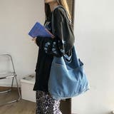 デニムワンショルダーバッグ シンプル サブバッグ | SLENDER | 詳細画像6 