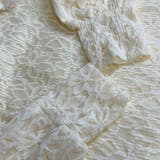 チャイナボタンフラワーレースカットソー 暖かい おしゃれ | SLENDER | 詳細画像4