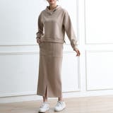 セットアップ パーカー スカートセット | SLENDER | 詳細画像3