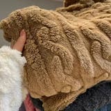 まるで着る毛布もこもこルームウェアワンピース ゆったり ふわふわ | SLENDER | 詳細画像3