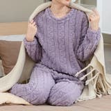 まるで着る毛布もこもこルームウェア 上下セット パンツ | SLENDER | 詳細画像4 