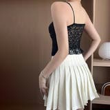 カップ付きリボンデザインビスチェキャミソール コスプレ ダンス | SLENDER | 詳細画像6 