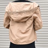 花柄刺繍フード付き マウンテンパーカー 春 | SLENDER | 詳細画像4 