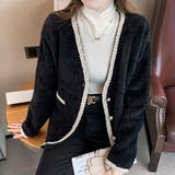 ブラック | ファージャケット 大人女子 オフィスカジュアル | SLENDER