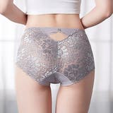 バックレーススカラップショーツ レッド 花柄 | SLENDER | 詳細画像6 