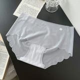グレー | 極薄冷感シームレスショーツ 伸縮性抜群 蒸れない | SLENDER