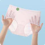 ピンク | 抗菌涼感シームレスショーツ メッシュ 伸縮性抜群 | SLENDER