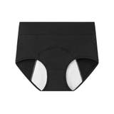 ブラック | ハイウエストサニタリーショーツ 生理用 吸水 | SLENDER