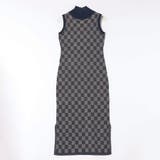 ノースリーブニットワンピース ハイネック フィット | SLENDER | 詳細画像4 