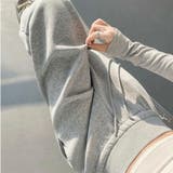 ハイウエストスウェットパンツ きれい見えシルエット 脚長効果 | SLENDER | 詳細画像8 