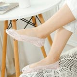 ホワイト | レースカバーソックス 浅履き パンプス | SLENDER