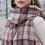 チェック柄マフラー ストール レトロチェック | SLENDER | 詳細画像7 