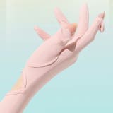 指先までしっかりUV手袋仕様ロングアームカバー 滑り止め付き手袋 接触冷感 | SLENDER | 詳細画像6