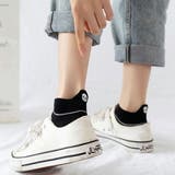 【2足セット】スニーカーソックス ショート丈 パンダ | SLENDER | 詳細画像3 