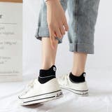 【2足セット】スニーカーソックス ショート丈 パンダ | SLENDER | 詳細画像6 