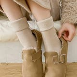 【4足セット】裏起毛リブショートソックス おうちソックス ルームソックス | SLENDER | 詳細画像9 