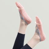 くすみカラー 滑り止め付き クロスストラップヨガソックス | SLENDER | 詳細画像6 