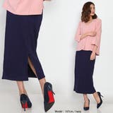 裏起毛タイトスカート ロング 黒 | SLENDER | 詳細画像5 