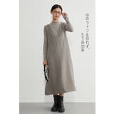 ジャンスカジャカード織りVネックジャンパースカートワンピース | On One's Own | 詳細画像2