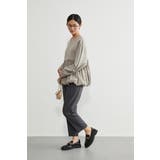 異素材切替バルーンヘムダブルジップブルゾンアウター異素材切り替え | On One's Own | 詳細画像11