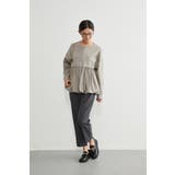 異素材切替バルーンヘムダブルジップブルゾンアウター異素材切り替え | On One's Own | 詳細画像10