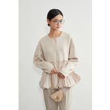 異素材切替バルーンヘムダブルジップブルゾンアウター異素材切り替え | On One's Own | 詳細画像16