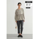 異素材切替バルーンヘムダブルジップブルゾンアウター異素材切り替え | On One's Own | 詳細画像3