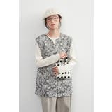 刺繍ベストチェーンステッチ チュニックニットベスト秋冬キーネックベスト | On One's Own | 詳細画像8 