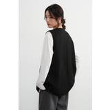 ノーカラーベストジレベストジャケットオフィスカジュアル | On One's Own | 詳細画像14