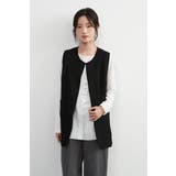 ノーカラーベストジレベストジャケットオフィスカジュアル | On One's Own | 詳細画像16