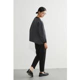 フロッキープリントセンタープレステーパードパンツレディースボトムス | On One's Own | 詳細画像6 