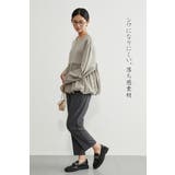 フロッキープリントセンタープレステーパードパンツレディースボトムス | On One's Own | 詳細画像8 