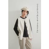 二重衿風ラウンドカラーダーツデザイン長袖Tシャツトップス カットソー | On One's Own | 詳細画像14